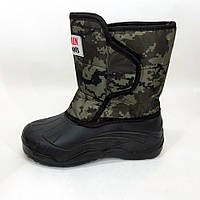 Специальная зимняя обувь мужская Размер 41 (25см) | Сапоги резиновые мужские комфортные | RA-566 для прогулок