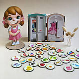 Дерев'яний пазл-сортер Їстівне-неїстівне Ань-янь 15*18*7 см (ПСФ091), фото 3