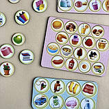 Дерев'яний пазл-сортер Їстівне-неїстівне Ань-янь 15*18*7 см (ПСФ091), фото 6