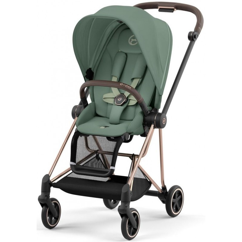 Прогулянкова коляска Cybex Mios 4.0 Leaf Green шасі Rosegold
