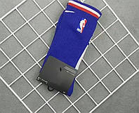 Синие высокие носки Nike Elite Crew NBA спортивные баскетбольные