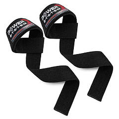 Лямки для тяги Power System PS-3400 Power Straps Black/Red