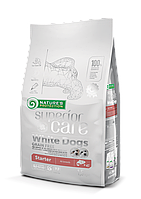 Корм для щенков белым окрасом шерсти, все породы Superior Care White Dogs Grain Free Starter All Breeds 1.5кг
