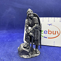 Нормандский Рыцарь 1200г. Оловянная Фигура в Масштабе 1:32 Высота 54 мм