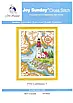 Набір для вишивання за нанесеною на канву схемою "Lighthouse 5 ". AIDA 14CT printed , 33*44 см, фото 3