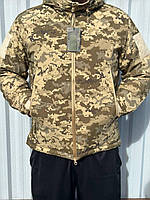 Військова зимова куртка піксель з мембраною тактичний зимовий бушлат ЗСУ