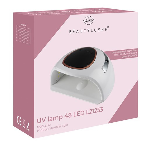 Профессиональная УФ лампа Beautylushh L21253 для ногтей 48 LED таймер датчик движения - фото 10 - id-p1986850575