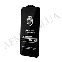 Защитное стекло 6D OG Crown Xiaomi Redmi Note 12 4G чёрное