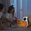 Портативний електричний обігрівач з LCD-дисплеєм та пультом, 500W, Portable Heater / Електрообігрівач, фото 7
