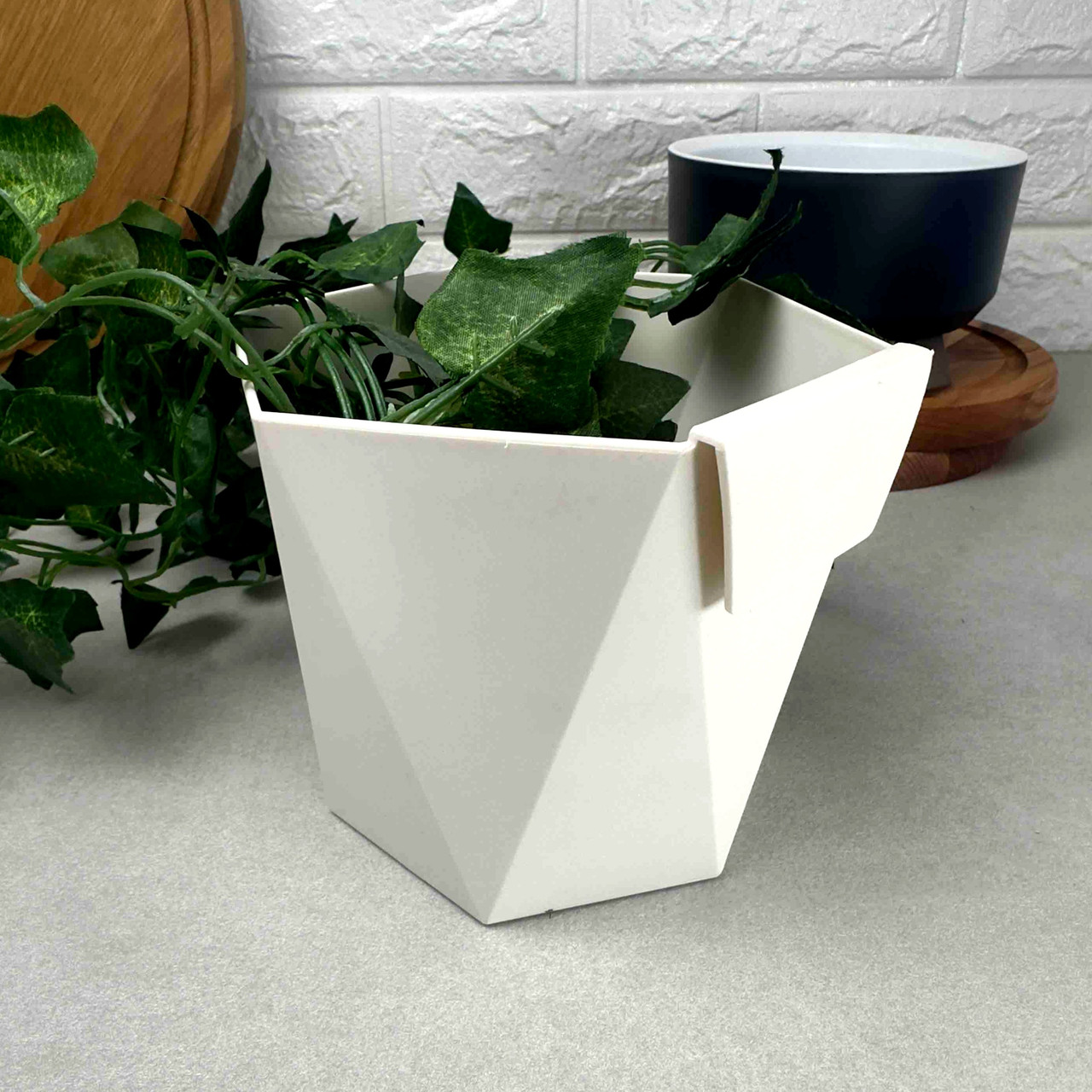 Підвісний квітковий горщик Крем Хеца Ламела для зелені