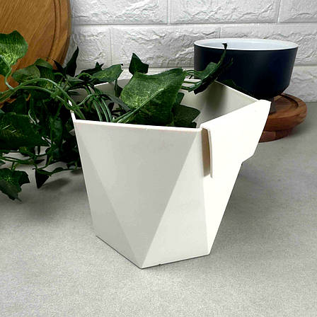 Підвісний квітковий горщик Крем Хеца Ламела для зелені, фото 1