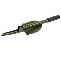 Складна лопата, туристична лопата для кемпінгу, міні лопата, саперна лопата Shovel Mini + чохол. UG-781 Колір: зелений