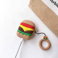 Чехол для наушников бургер Apple AirPods 1-2 Kitchen series Burger