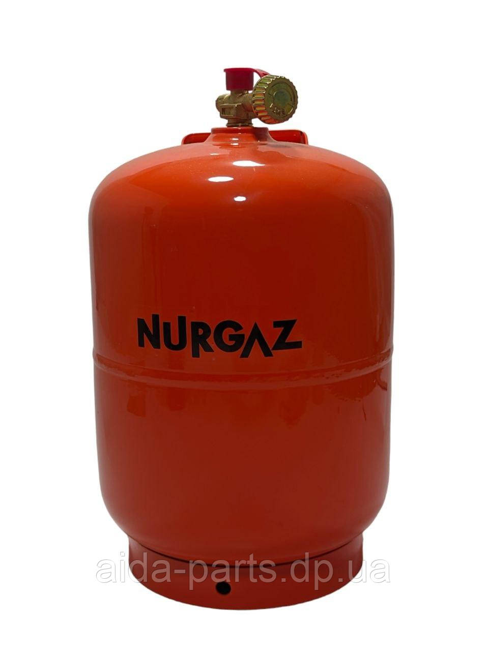 Газовий балон NURGAZ 12,5 л. (5 кг), без пальника