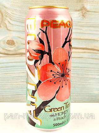 Холодний чай зелений Arizona Green Tea Peach 500 мл