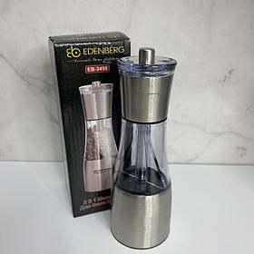 Млинок для солі та перцю з нержавіючої сталі 2в1 Edenberg EB-3498
