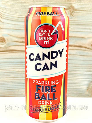 Напій без цукру Candy Can Sparkling Fire Ball