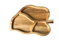Столик-піднос дерев'яний Листя 35x25 см