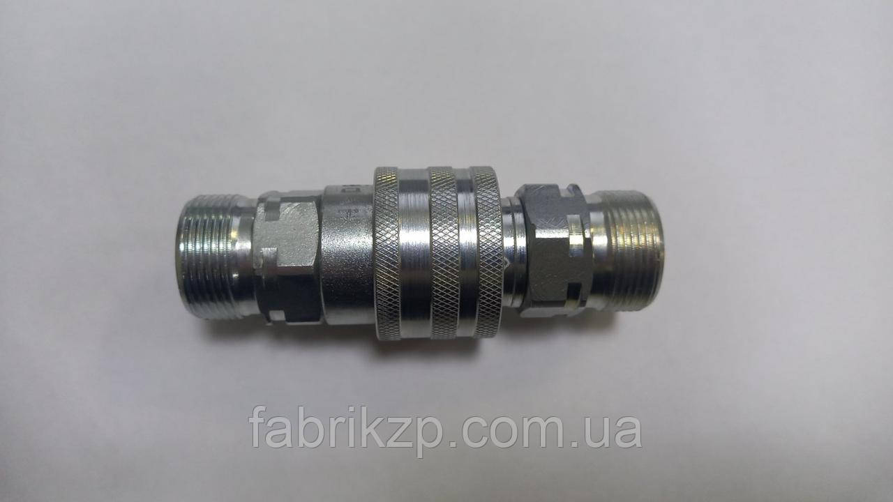 Муфта розривна (клапан) євро двостороння S32 (М27х1,5), фото 1