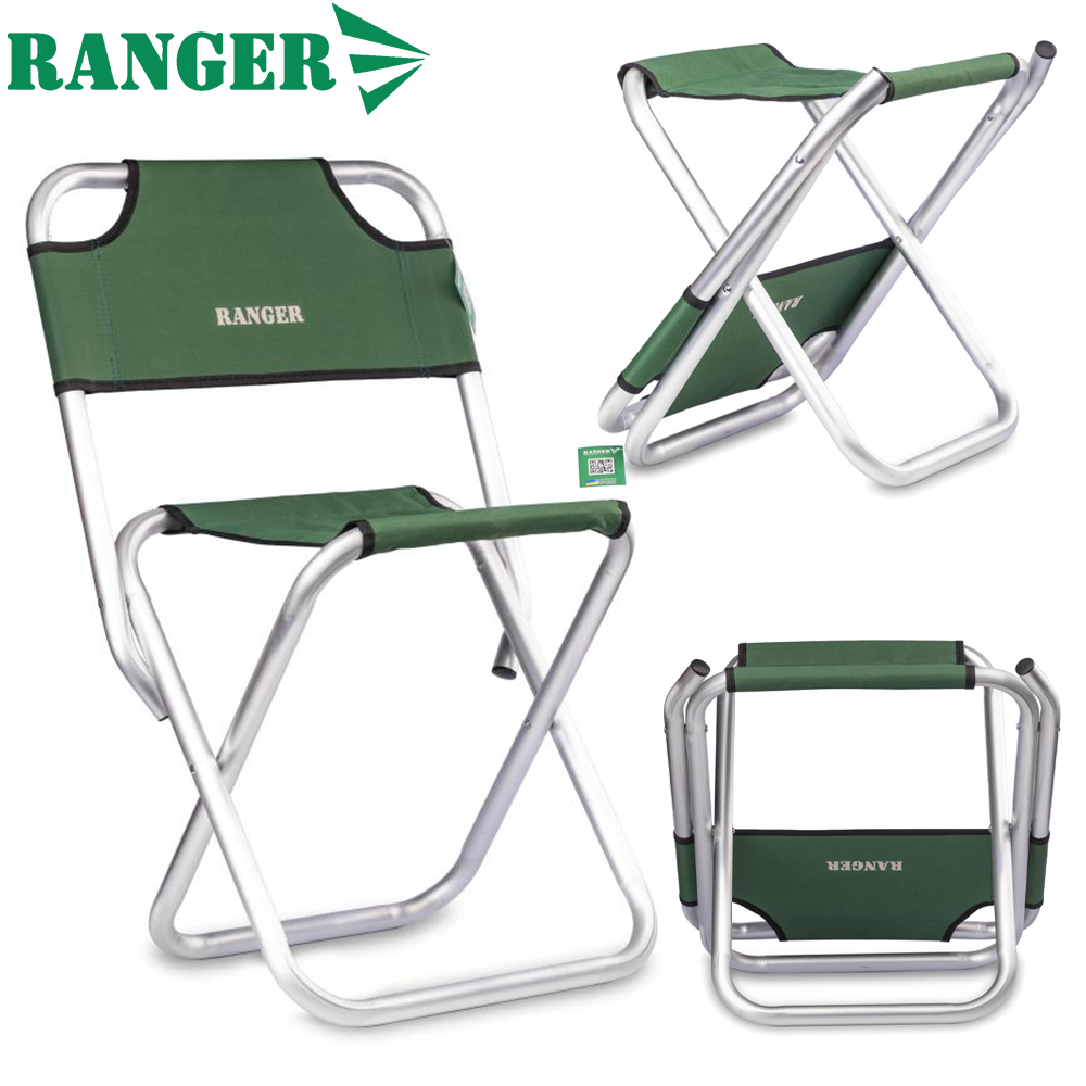 Стілець складаний для риболовлі стілець для пікніка стілець для кемпінгу стілець для відпочинку на природі Ranger Sula Alum