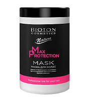 Профессиональная маска для волос Max Protection 1000 мл Bioton cosmetics
