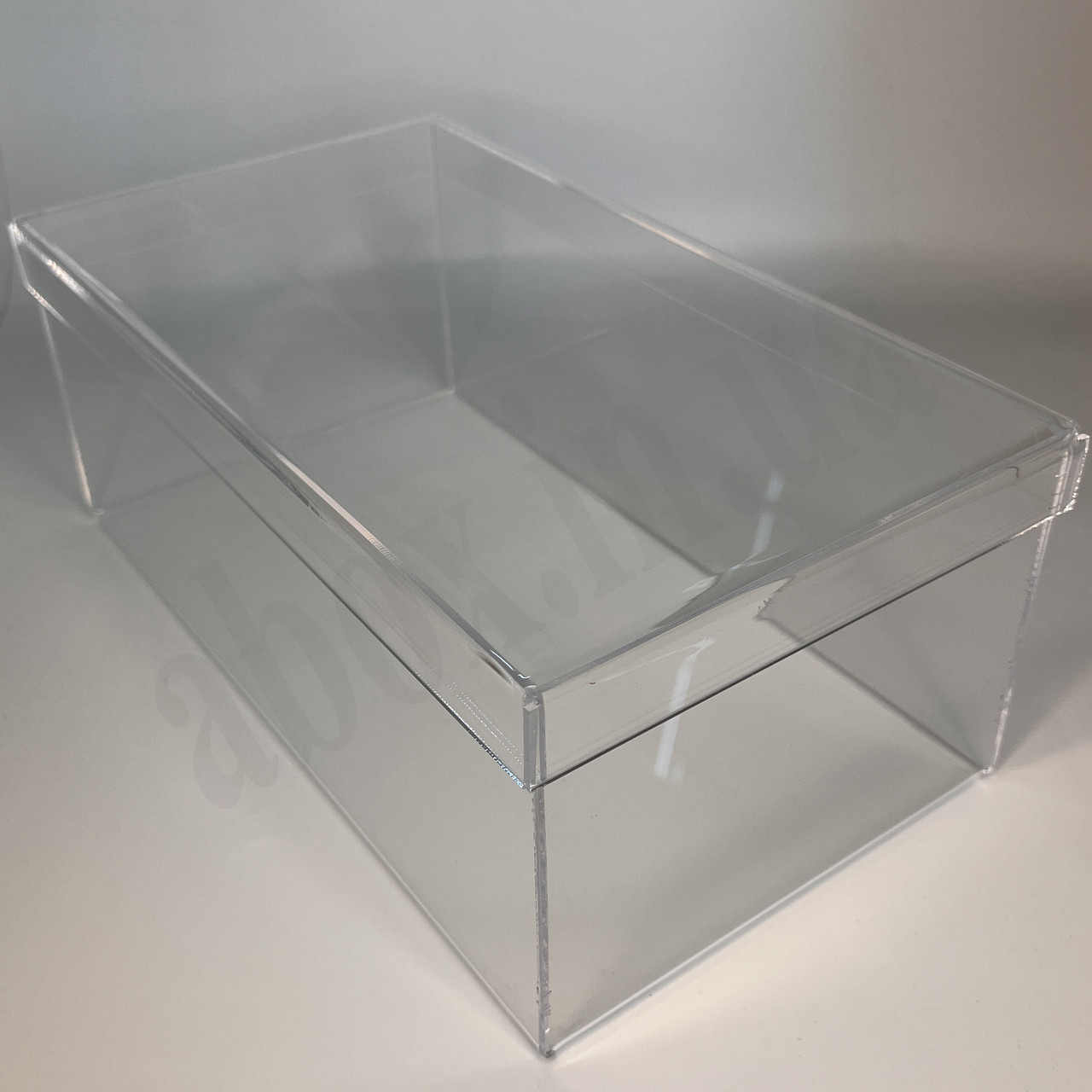 Коробка для зберігання з кришкою | Прозора | 25х14х10, фото 1