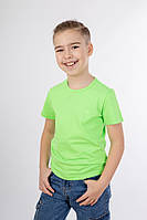 Детская футболка салатовая на мальчика