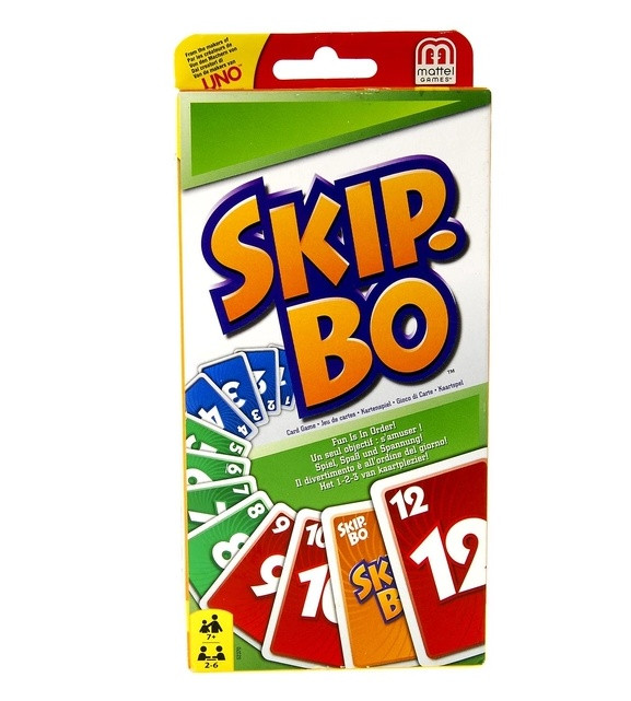 Настільна карткова гра Skip BO EN/Скибо