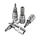 Набір біт 1/4" TORX з отвором 7 шт. на планці. 53127 JBM, фото 4
