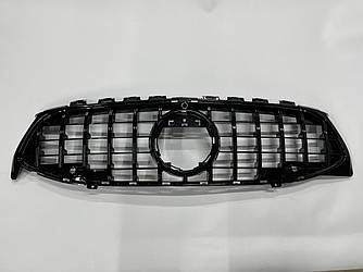 Решітка радіатора Mercedes CLA C118 (2019+) стиль AMG GT Panamericana (чорна)