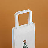 Новорічний Пакет під вино 150*90*360 мм Подарункові Пакети для шампанського на Новий рік, фото 2