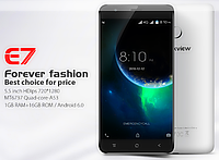 Blackview E7 имеет прорезиненную заднюю крышку
