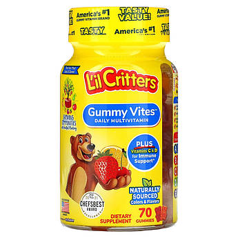 L'il Critters, мультивітаміни для дітей Gummy Vites, 70 жувальних цукерок