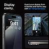 Захисне скло Spigen для iPhone 15 Pro Max - EZ FIT GLAS.tR (2 шт), Black (AGL06873), фото 6
