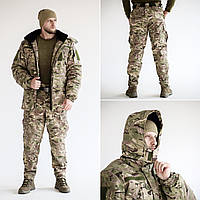 Зимова форма ВСУ (Бушлат на флісі Мультикам + штани на флісі мультикам) 50