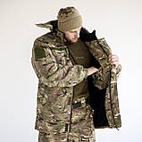 Зимова форма ЗСУ (Бушлат на флісі Мультикам + Штани на флісі мультикам), фото 2