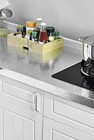 Самоклеющаяся водонепроницаемая алюминиевая фольга для кухонных поверхностей 60см*3м 166022L