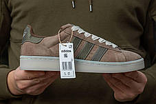 Кросівки Adidas Campus Brown Khaki / Адідас Кампус 00 Коричневі з Хакі, фото 3