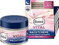 Balea Vital Anti-Falten Nachtcreme Омолаживающий ночной крем для лица 50 мл 40 +