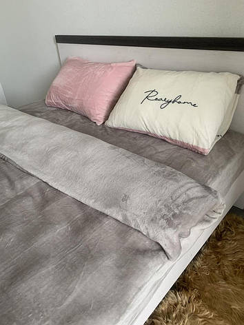 Велюрова постільна білизна Євро, фото 1