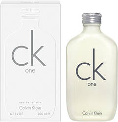 Туалетна вода унісекс Calvin Klein CK One 200 мл (Original Quality)