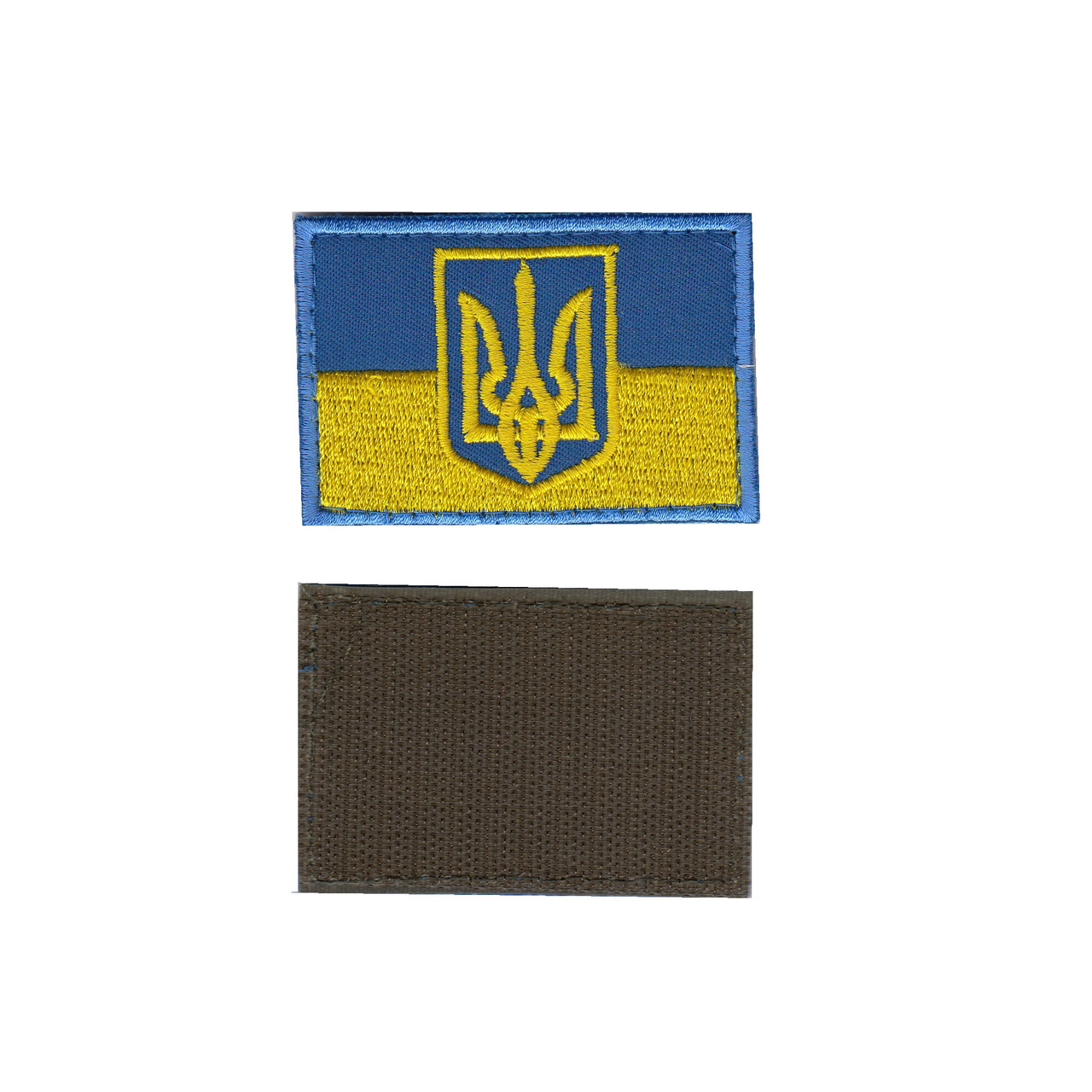Шеврон ЗСУ, військовий / армійський, український прапор, на липучці, 5 см * 3 см