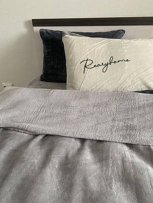 Велюрова постільна білизна Євро, фото 2