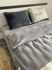 Велюрова постільна білизна Євро, фото 3