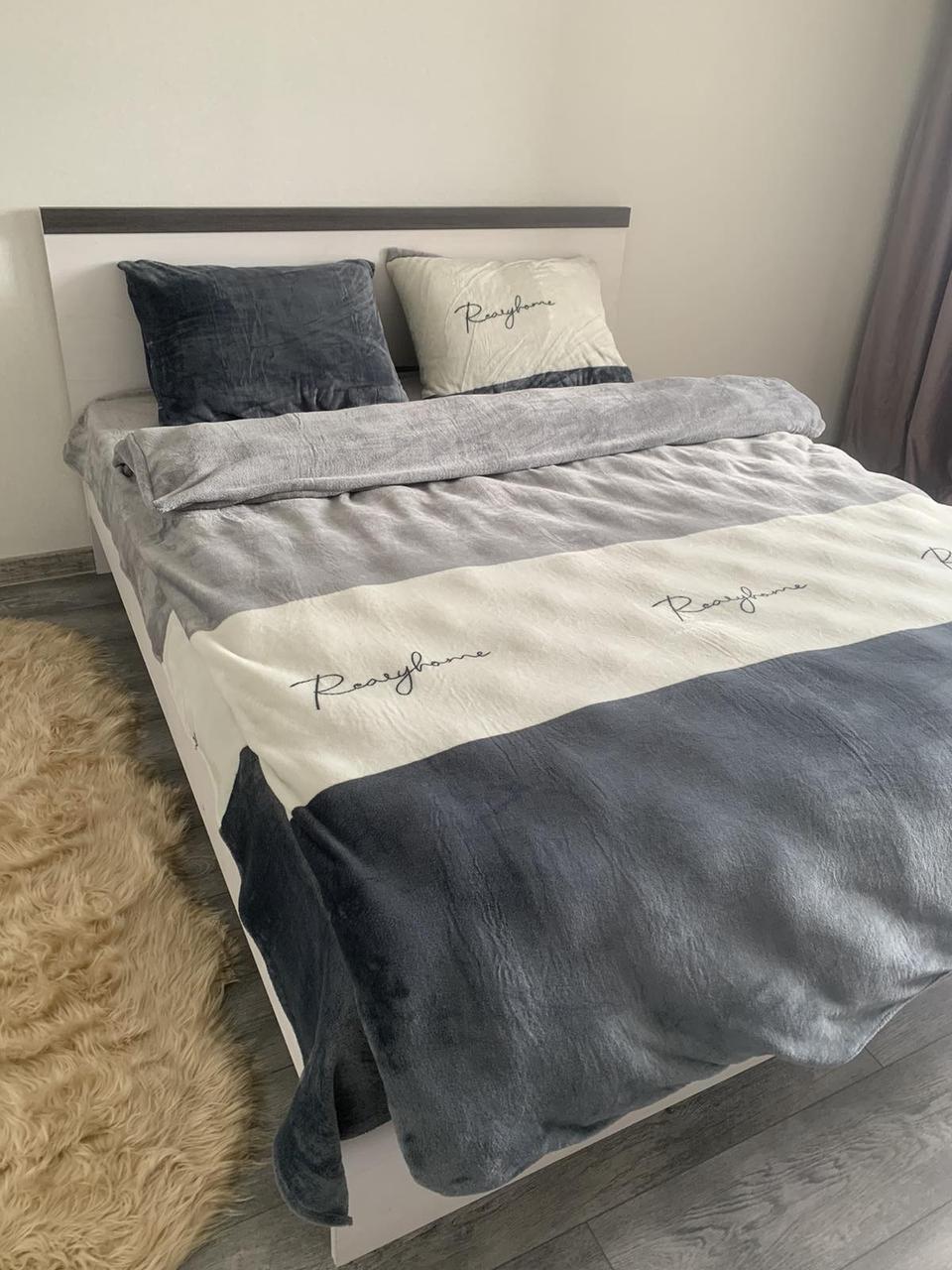 Велюрова постільна білизна Євро