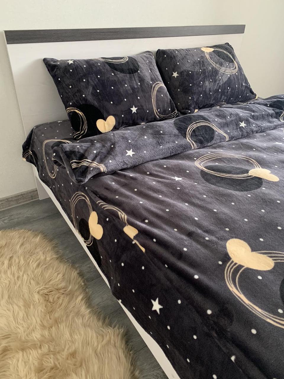 Велюрова постільна білизна Півтораспальний