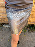Жіноча стильна сіра сукня Sogo Туреччина, фото 4
