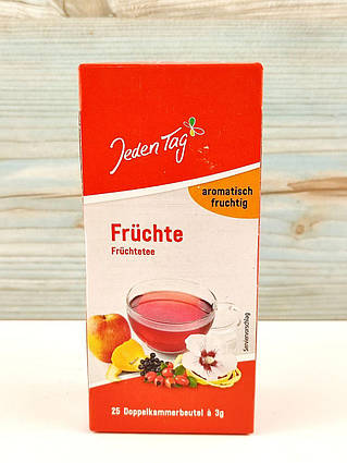 Чай фруктовий Jeden Tag Fruchte 25 пакетиків