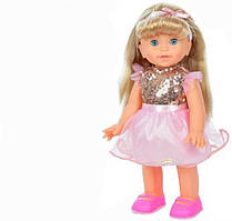 Лялька Даринка, 32см, муз-звук(укр), 10 фраз, LIMO TOY пісня, ходить, реагує на хлопок, бат., в кор.