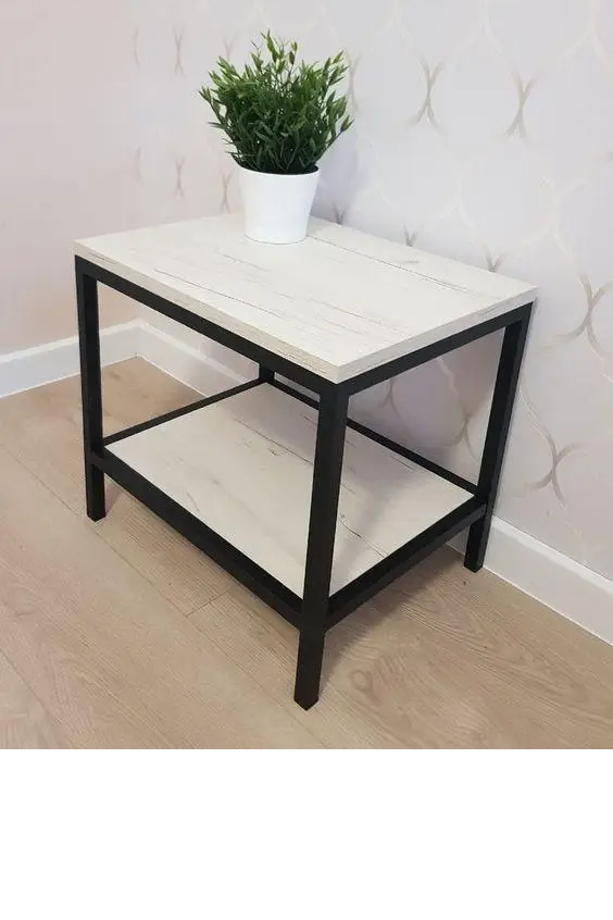 Тумба з металевим каркасом 60х70х40 у стилі loft (ID#1985904880), ціна ...